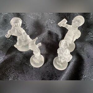 Goebel Hummel Crystal x 4